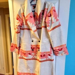 Womens aztec coat